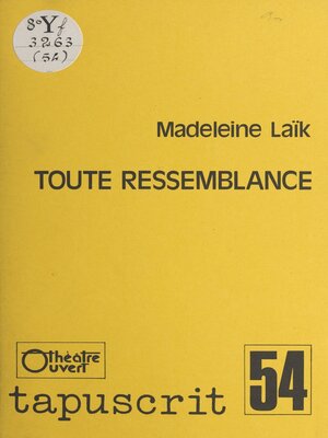 cover image of Toute ressemblance